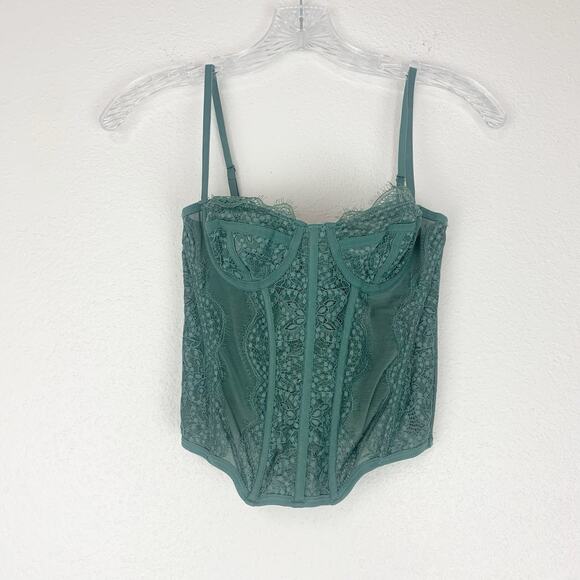 Out From Under Bustier Corset Top Lace Y2K Coquette Whimsigoth Romantic‎ Fairy S - Picture 1 of 4